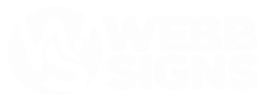 Webb Signs Monochrome Logo